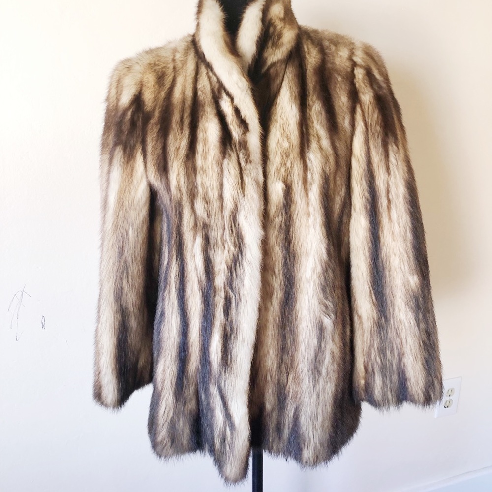 German sable (fitch) fur coat in perfect conditions